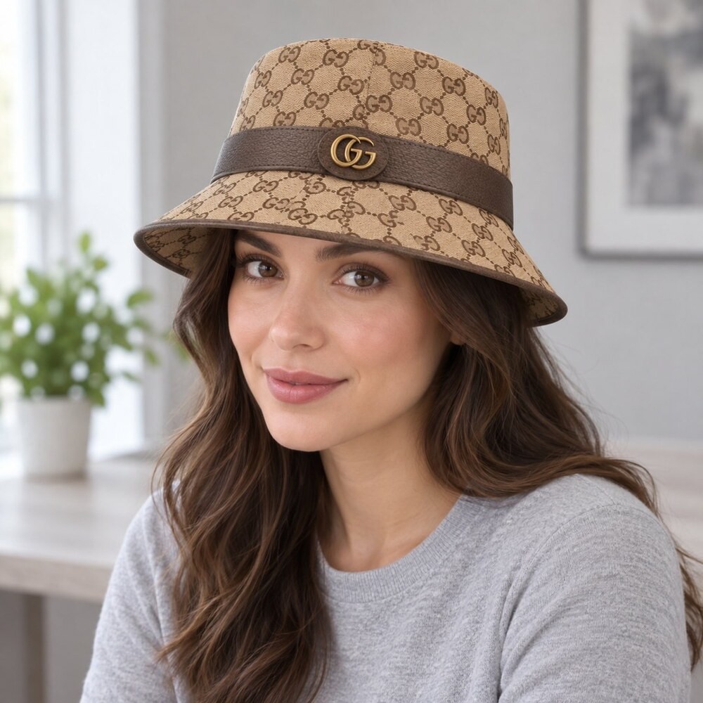 Gucci GG Canvas Bucket Hat - Picture 2 of 6